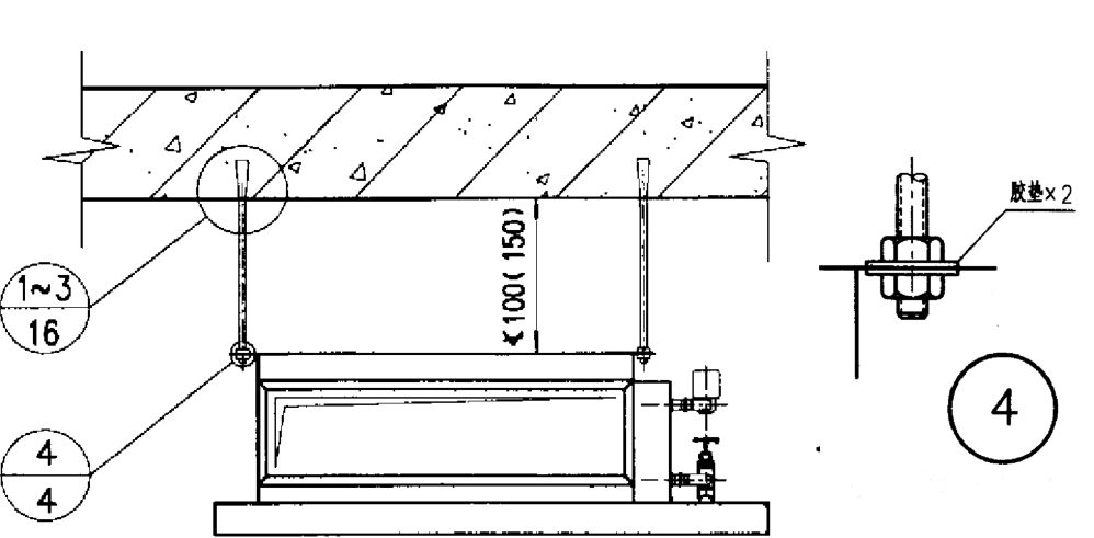 風(fēng)機(jī)盤管安裝技術(shù)要求、示意圖與節(jié)點(diǎn)說明
