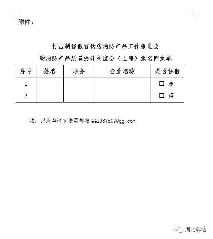 關(guān)于召開打擊制售假冒偽劣消防產(chǎn)品推進(jìn)會(huì)暨消防產(chǎn)品質(zhì)量提升交流會(huì)(上海)的通知